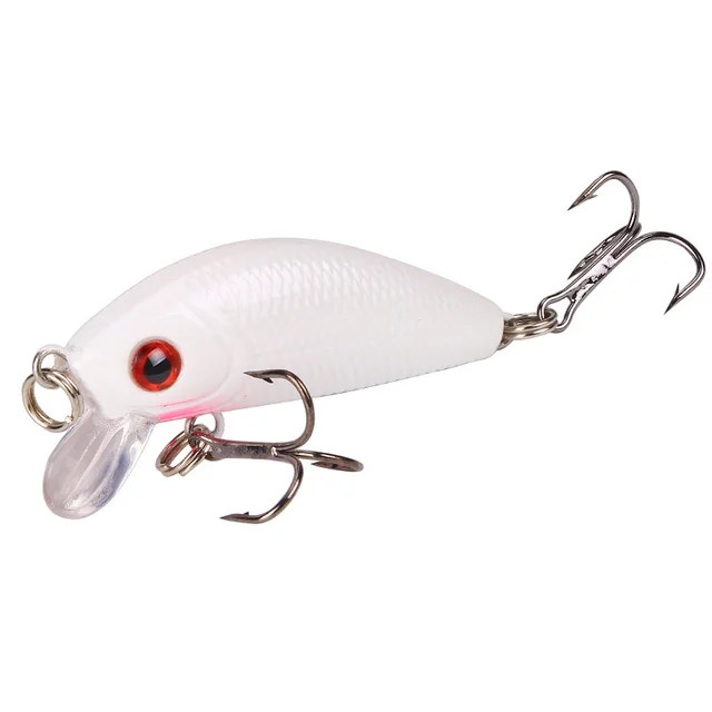 1 PCS Minnow Fishing Lure 50mm4.2g Topwater Hard Bait Wobbler Jig Bait Crankbait Carp Striped bass Pesca Fishing tackle SwimBait 5