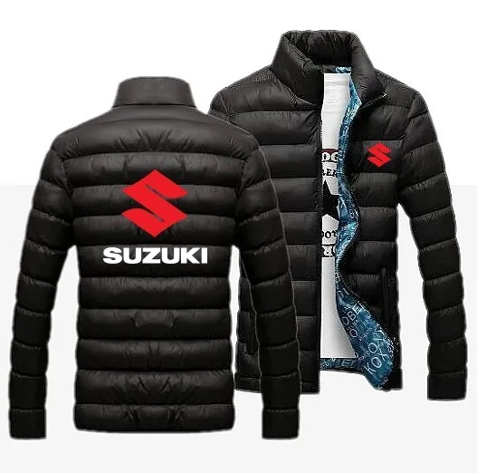 Зимние куртки suzuki, парка для мужчин, Осень-зима, теплая верхняя одежда, брендовые тонкие мужские пальто, Повседневная ветровка, стеганые куртки, мужские M-6XL