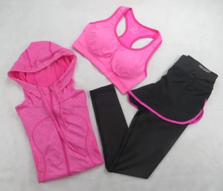 

Elasticity Quick-Dry Fitness Pants Women's Spring And Summer Thin Mock Two-Piece Women's Yoga Pants Running Capri Training Gymna
