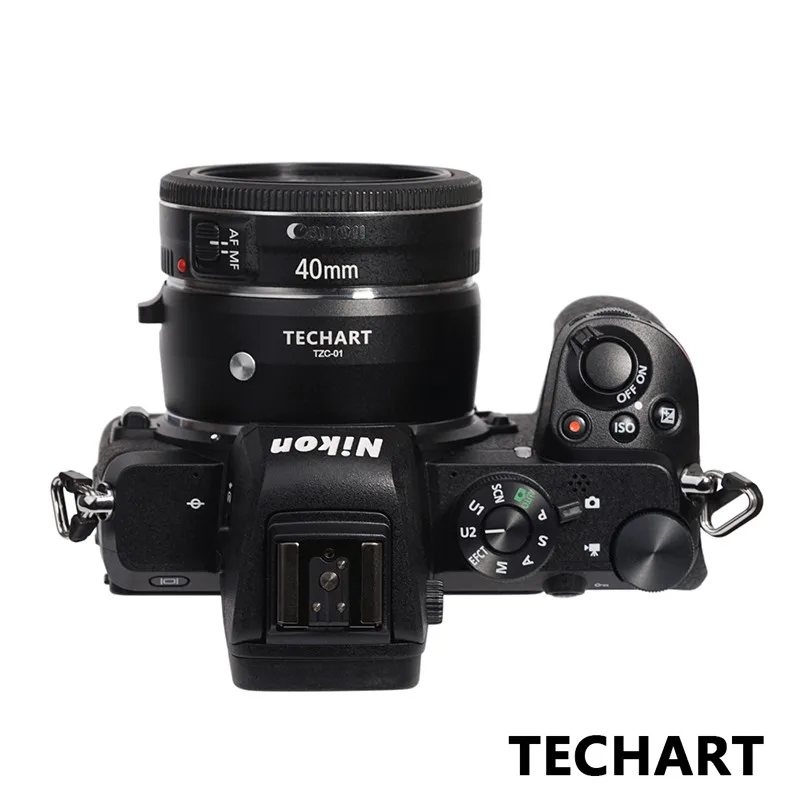 TECHART TZC-01 EF-NK адаптер объектива камеры Автофокус AF адаптер крепление для Canon EF объектив для Nikon Z6 Z7 камера s