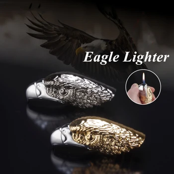 

Eagle Butane Torch Lighter Refillable Gas Steampunk Lighters Isqueiro Cakmak Mechero Encendedores creativos Dropship Suppliers