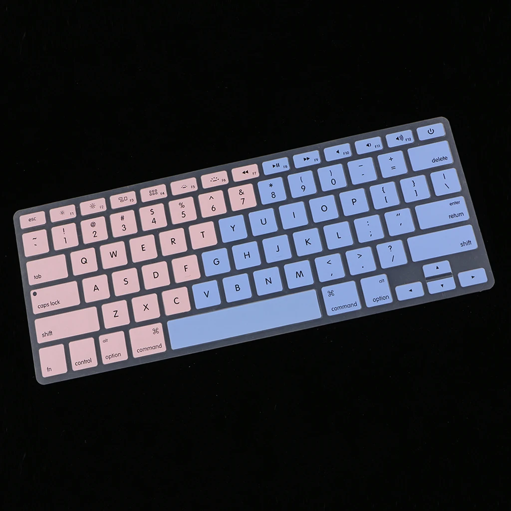 Dustproof Waterproof Silicone Keyboard Cover Skin Protector for Macbook Pro 13/15/17'' US Version 