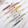Pacifier Clips Chain Silicone Beads BPA Free DIY Dummy Clip Holder Soother Chains Baby Teething Toys Chew Gifts ► Photo 2/6