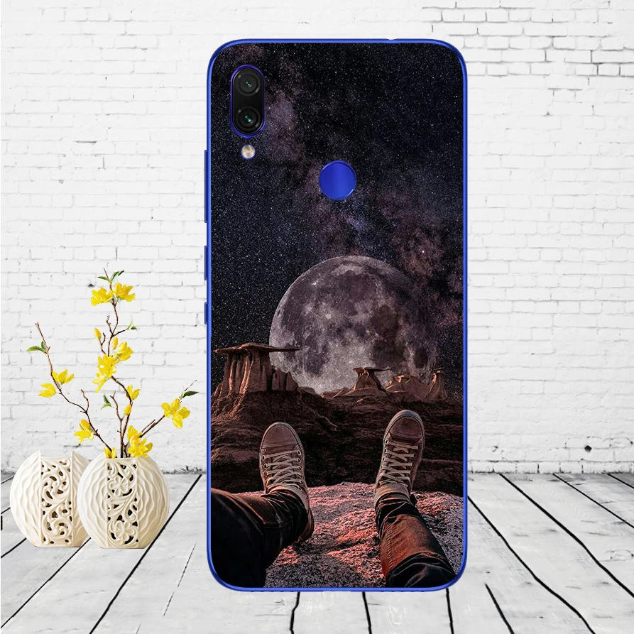 Чехол для Xiaomi Redmi Note 7, силиконовый чехол для Xiaomi Redmi Note 7, задняя крышка, чехол для Redmi Note 7, чехол для телефона - Цвет: C17