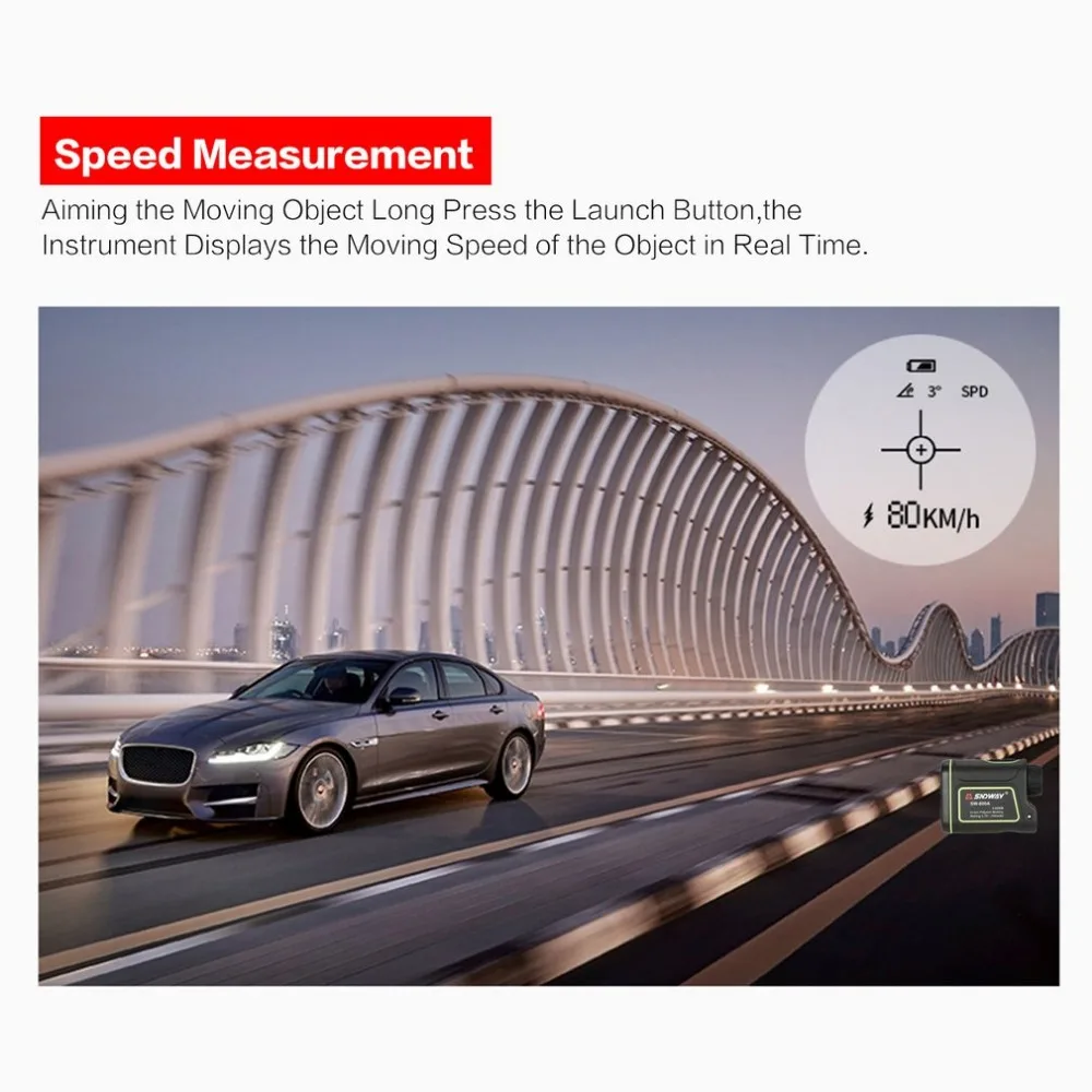 SNDWAY SW-600A Monocular Telescope Laser Rangefinder 600m Trena Laser Distance Meter Golf Hunting laser Range Finder