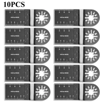 

10pcs 1-3/8 Inch Wood Metal Oscillating Multi Tool Quick Release Saw Cutter Set