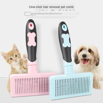 

Dog Hair Comb Cat Hair Special Needle Comb Pet Comb Teddy Golden Retriever Blue Pink Color Large Dog Comb Brush