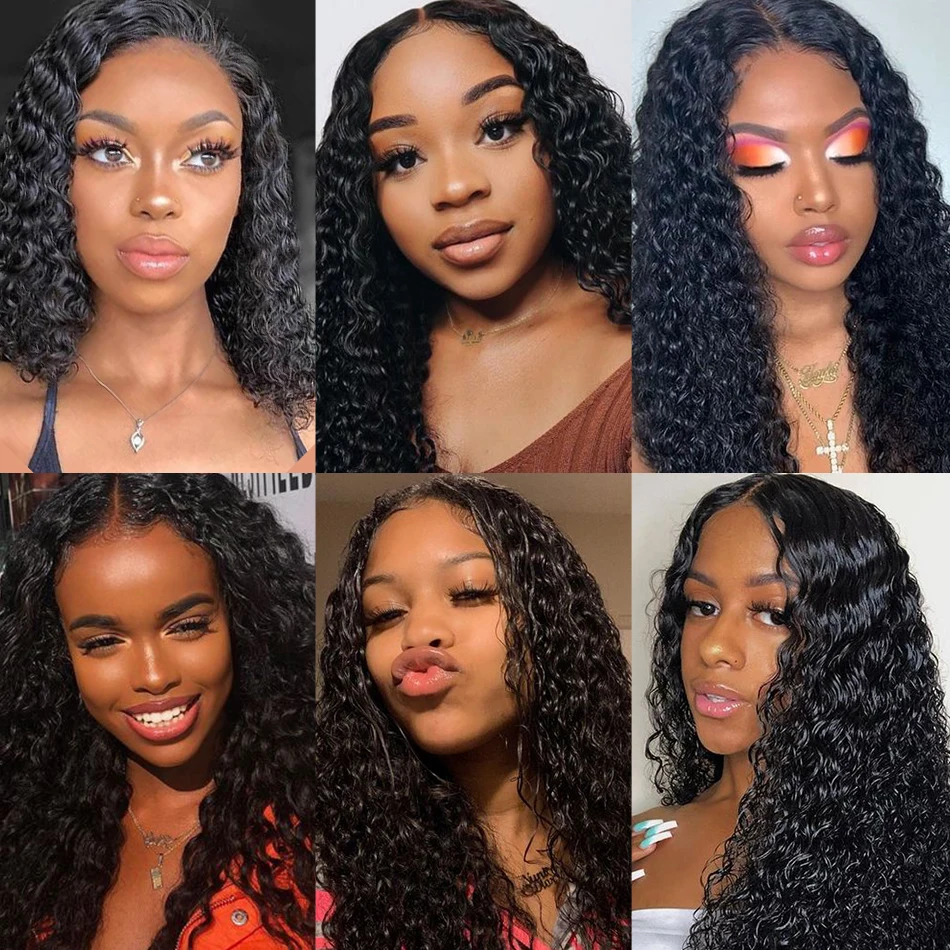 Transparent-Lace-Frontal-With-Bundles-Brazilian-Water-Wave-Bundles-With-Frontal-100-Aatifa-Remy-Human-Hair