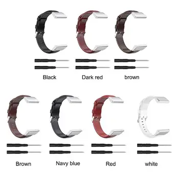 

Oil Wax Cowhide 22mm Watch Band Strap Moderate Softness Comfortable Wear Durable for Garmin Fenix 6 5 Forerunner 945 935 New