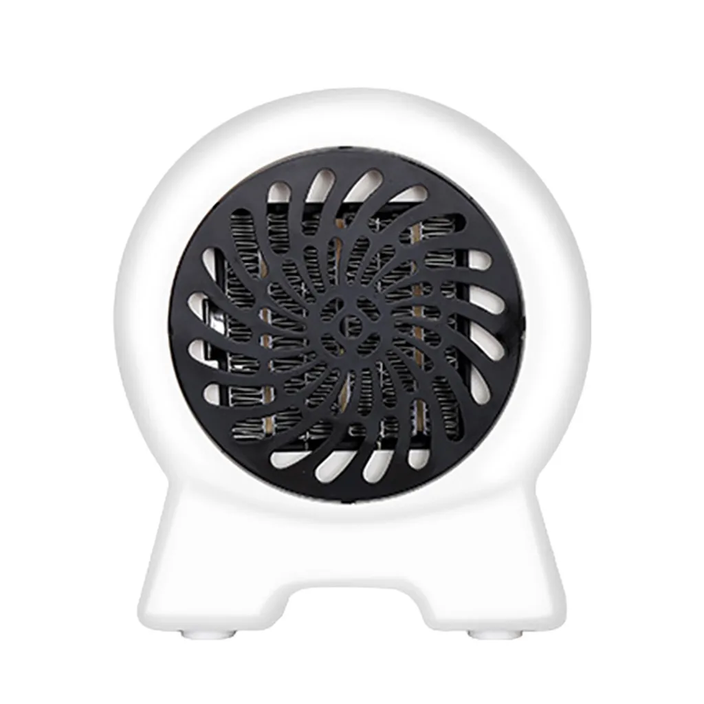 Портативный автомобильный обогреватель, 500 Вт, электрический обогреватель, теплый холодный вентилятор, зимний обогреватель, ветровое стекло, окно, запотеватель, очиститель воздуха - Название цвета: Белый