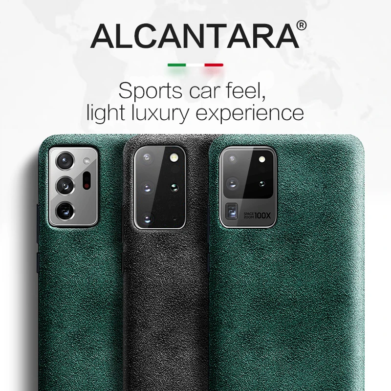 SanCore Alcantara Case For Samsung GalaxyS20+Plus S20Ultra S20Plus Samsung Note20 Note20Ultra Phone Cover Phone bag