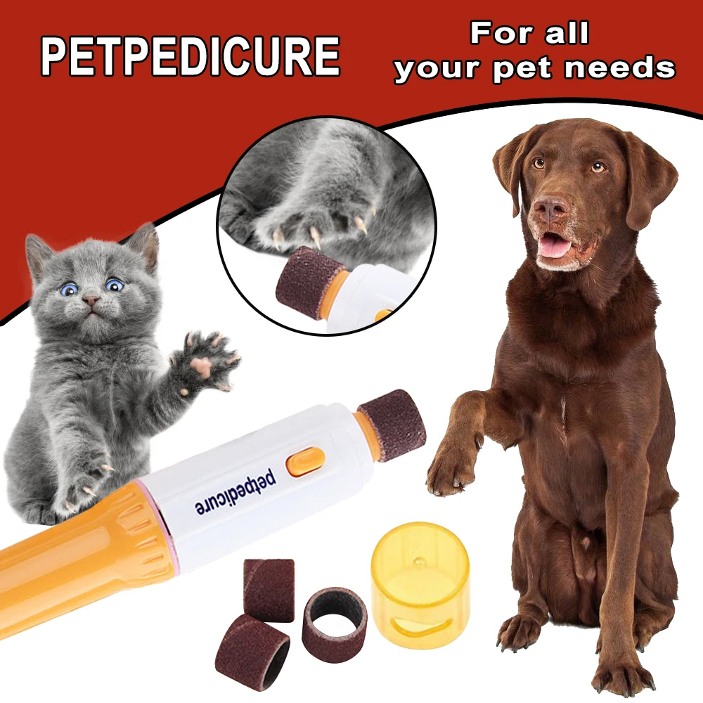 Pet Nail Clipper Pet Nail Grinder Pet Nail Scissors Pet Nail Clippers Dog Cat Electric Nail Grooming Grinder Safe Trimmer Clipper File