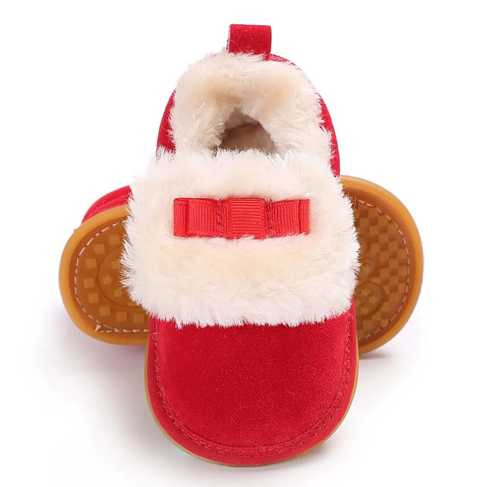 Hot Baby Girls Sneaker Winter Kids Sweet First Walker Newborn Boots Toddler Warm Footwear Infant Crib Shoes Bebe Prewalkers