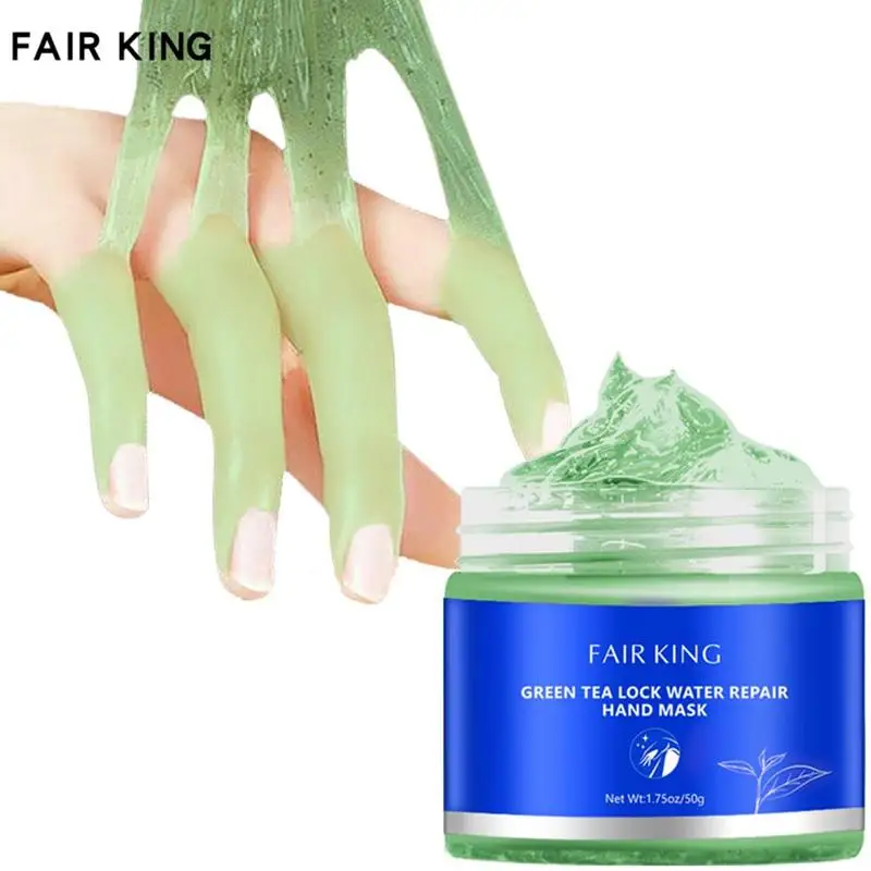 

Green Tea Whitening Hand Mask Anti-wrinkle Skin Care Paraffin Wax Repair Calluses Hand Care Moisturizing Exfoliating Hand Mask