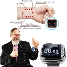 LASTEK 650nm LLLt Soft Laser Treatment Instrument Wrist Watch Physical Therapy Diabetics Hypertension Cold Laser Therapy Device