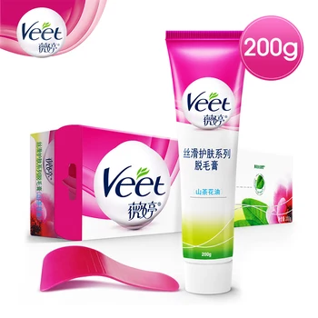 

Veet Hair Removal Cream France Imports Gentle Effective with Camellia Oils Arm Leg Underarm Painless Body Care Depilatory Cream