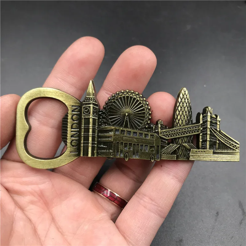 3d холодильник Стикеры Венеция магнит металлический Сувенирный плоский магнит на холодильник в Берлине замок Бразилия Иисус Кухня магнит Стикеры s домашний декор