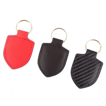 

FOR Porsche keychain Metal Colored Crest Leather Keyring Keychain Key Fob For Macan S Turbo Cayenne Panamera S 911 718 918 GT2