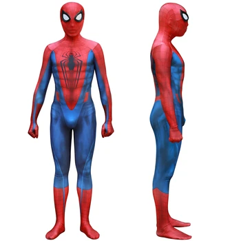 

Adult Kids Captain America: Civil War Spider Man Cosplay Costume Zentai Spiderman Superhero Bodysuit Suit Jumpsuits