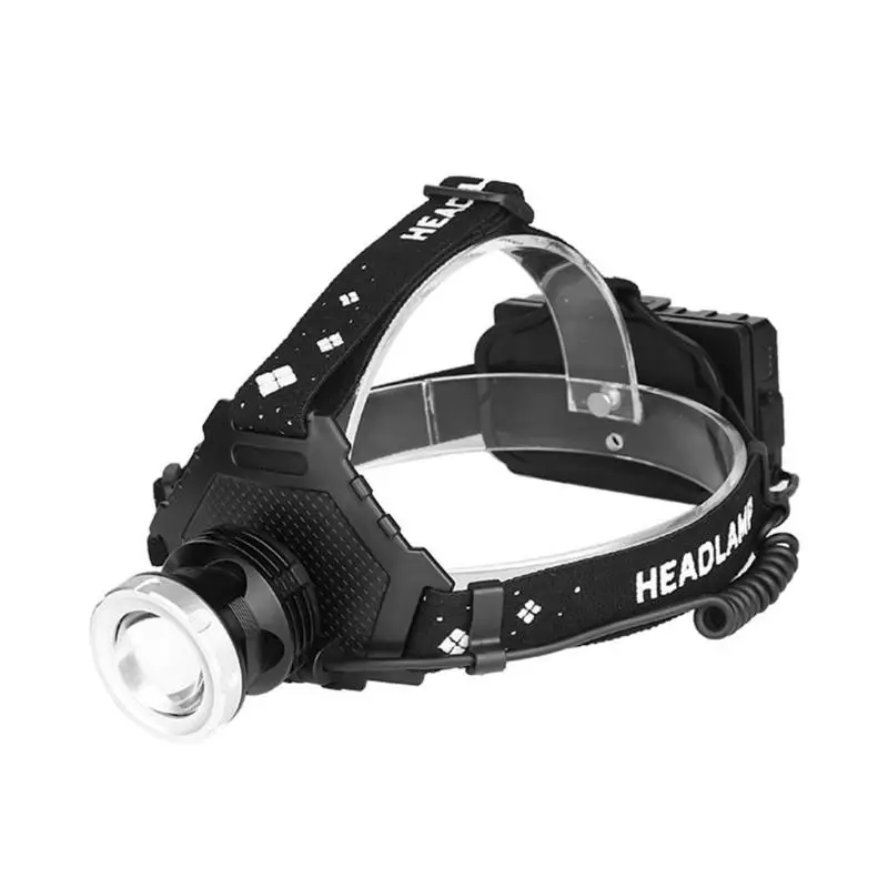 XHP70LED налобный фонарь для кемпинга USB Перезаряжаемый масштабируемый зум для рыбалки с функцией вывода мощности Головной фонарь бликовый фонарик