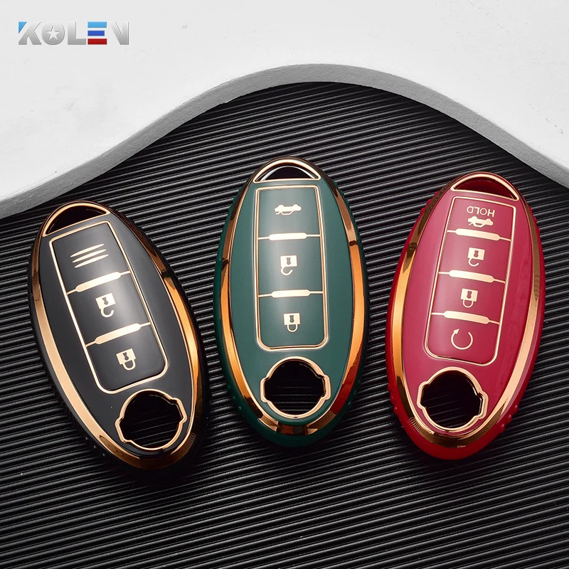 Key Case Cover TPU Car Remote Key Case Cover Shell For Nissan Qashqai X-Trail T31 T32 Juke J10 J11 Tiida Altima Pathfinder Kicks For Infiniti