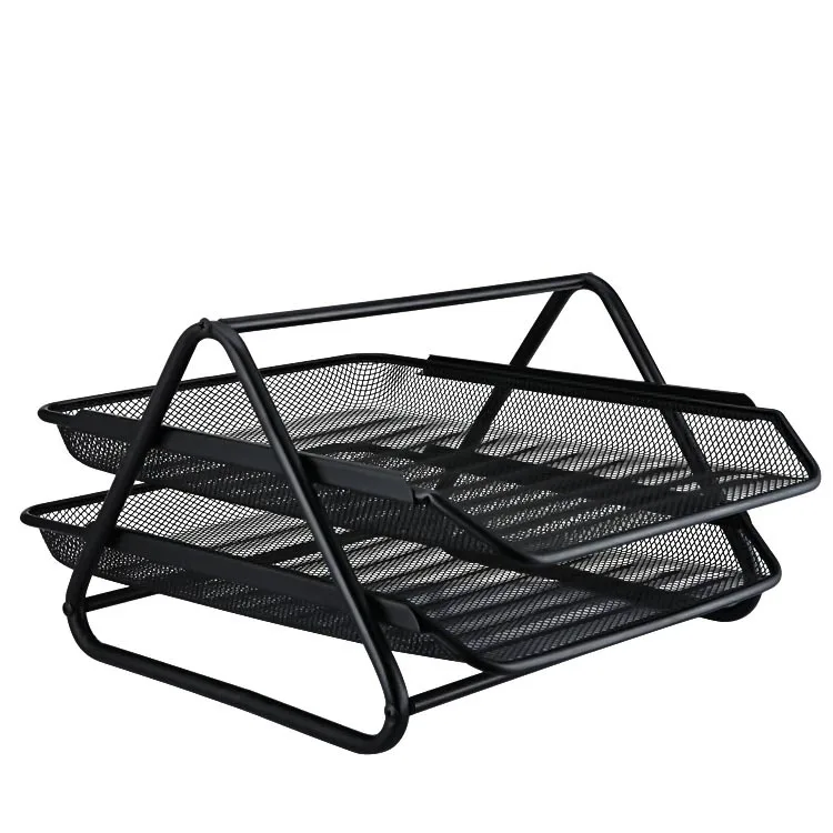 

H0928 Mesh Second Layer File Disk Office Supplies File Disk Double Layer Wire Mesh File Disk