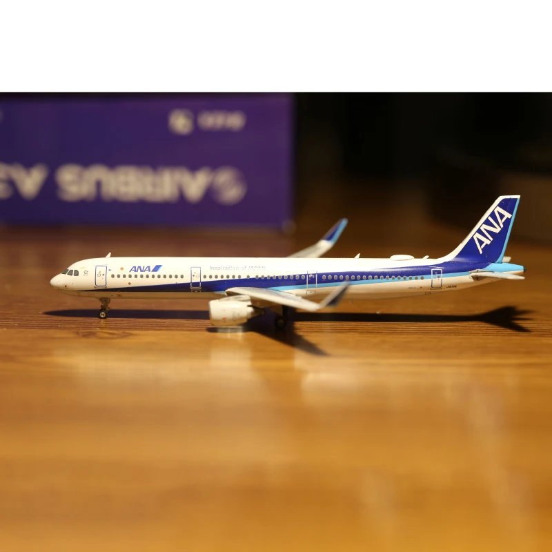 Литье под давлением в масштабе 1:400 ANA A321 JA111A модель самолета из сплава статический