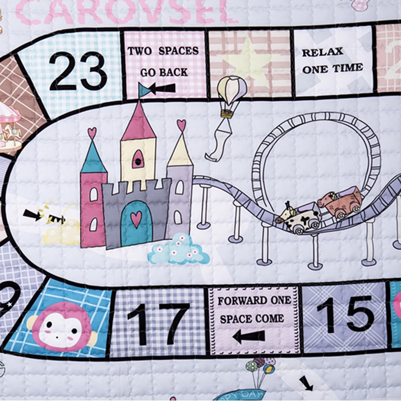 детский коврик Противоскользящие детские коврики для игр с изображением