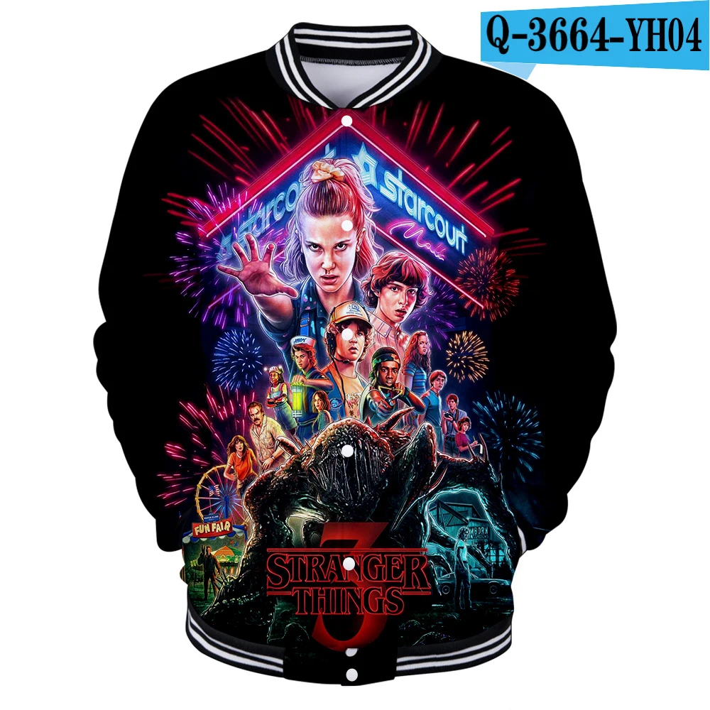 Flash Stranger Things, бейсбольные пальто и куртки, высокое качество, креативная Осенняя Спортивная приталенная куртка с 3d принтом, мужская одежда - Цвет: 3D