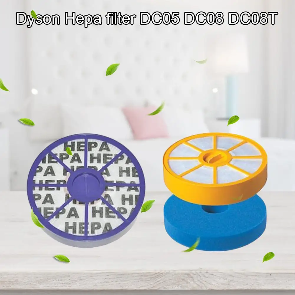 Ront& Back HEPA фильтр комплект для Dyson DC05 DC08 DC08T DC08TW установка замена фильтра моющийся большой фильтр блок