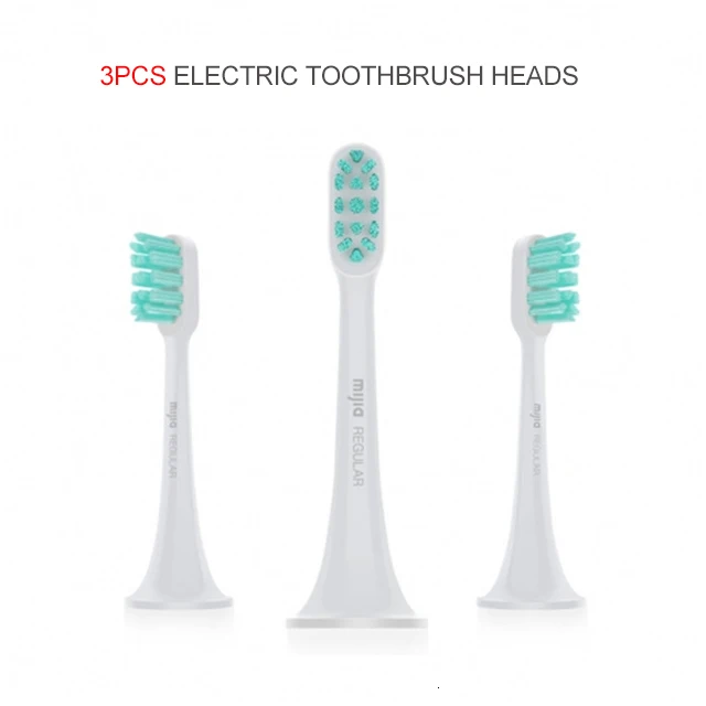 Toothbrush head Оригинальная электрическая зубная щетка Xiaomi Mijia T300, перезаряжаемая электрическая зубная щетка для взрослых, ультра звуковая USB Беспроводная зарядка - Цвет: Toothbrush head