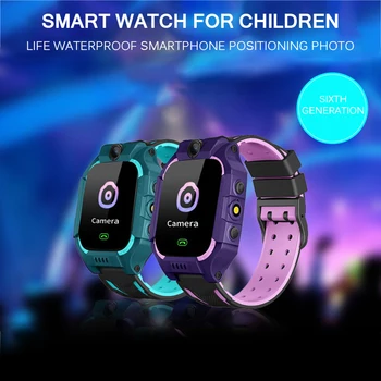 

Children'S Smart Watch IP67 Deep Waterproof 2G SIM Card GPS Tracker SOS Anti-Lost Smart Watch For IOS Android Walkie Talkie