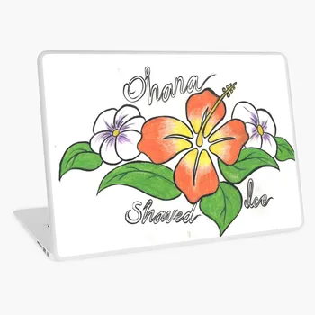 

Ohana Flowers Laptop Notebook Skin Sticker Laptop Cover 13.3" 14" 15.6" 17" for Aorus Compaq Fujitsu Huawei MSI Panasonic Sony