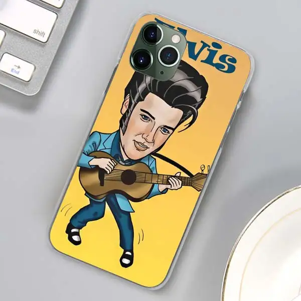 Чехлы для телефонов Elvis Presleys для Apple iPhone 11 Pro Max X XR XS MAX чехол для iPhone 6 6s 7 8 Plus 5 5S SE - Цвет: H05