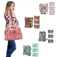 4 набора продуктовых сумок многоразовые складные сумки для покупок большой емкости