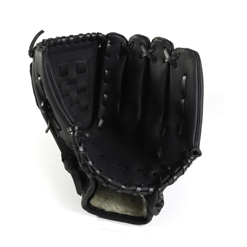 Guante de béisbol para deportes al aire libre, equipo de práctica de Softball, tamaño 10,5/11,5/12,5, mano izquierda para adultos, hombre, mujer, tren para niños