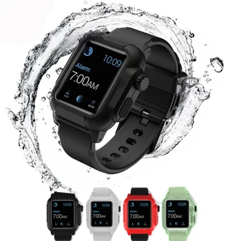

Sport Strap For Apple Watch band 42mm 38mm iwatch Series 3 2 1 Luminous Silicone waterproof case Bracelet accessories