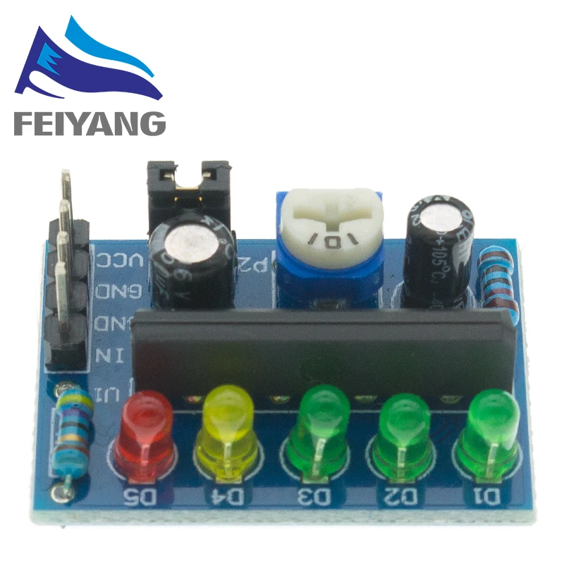 DC 3,5 V-16 V KA2284 Power Audio Spannungspegelanzeige Batteriekapazitätsanzeige Rot Grüne LED für Voltmeter Volumen VU Meter – Detail 5
