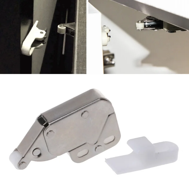 

4pcs Cabinet Lock Mini Pressure Closure Furniture Door Security Accessories Part