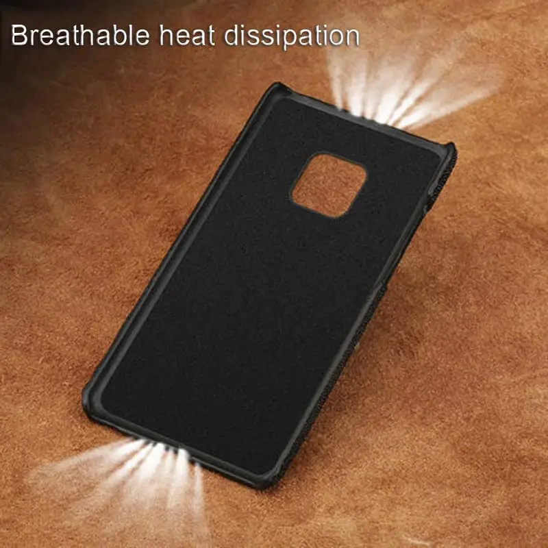 Для huawei mate 20 Pro чехол из натуральной кожи Stingray fishskin чехол для huawei mate 20 чехол s чехол из натуральной кожи задняя крышка Черный