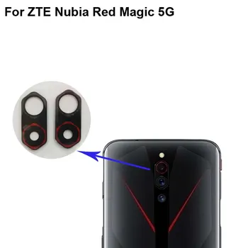 

2PCS High quality for ZTE Nubia Red Magic 5G Back Rear Camera Glass Lens test good Magic5G NX659J Parts for Nubia RedMagic 5G