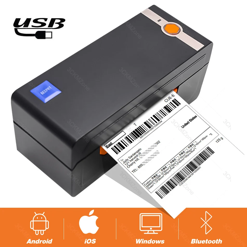 shipping address printer
