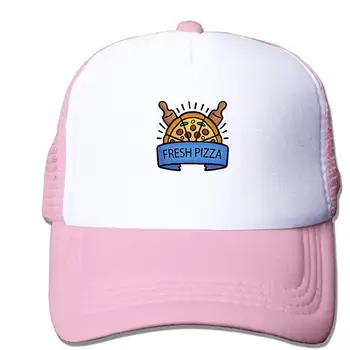 

TSDFCFresh Pizza Sun Protection Adjustable Caps Cooling Mesh Hat Black