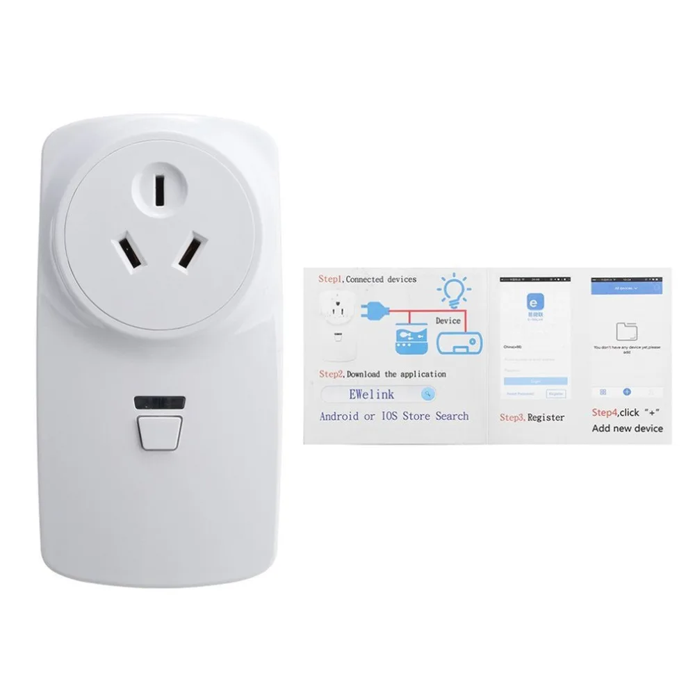 10A Wifi Smart AU Plug Беспроводная розетка дистанционное управление умная розетка телефон приложение управление Wifi умный дом выход таймер горячая распродажа