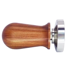 Pressão calibrada 58mm 51mm 53mm da calcadeira para o martelo do pó da esteira do café e do café expresso