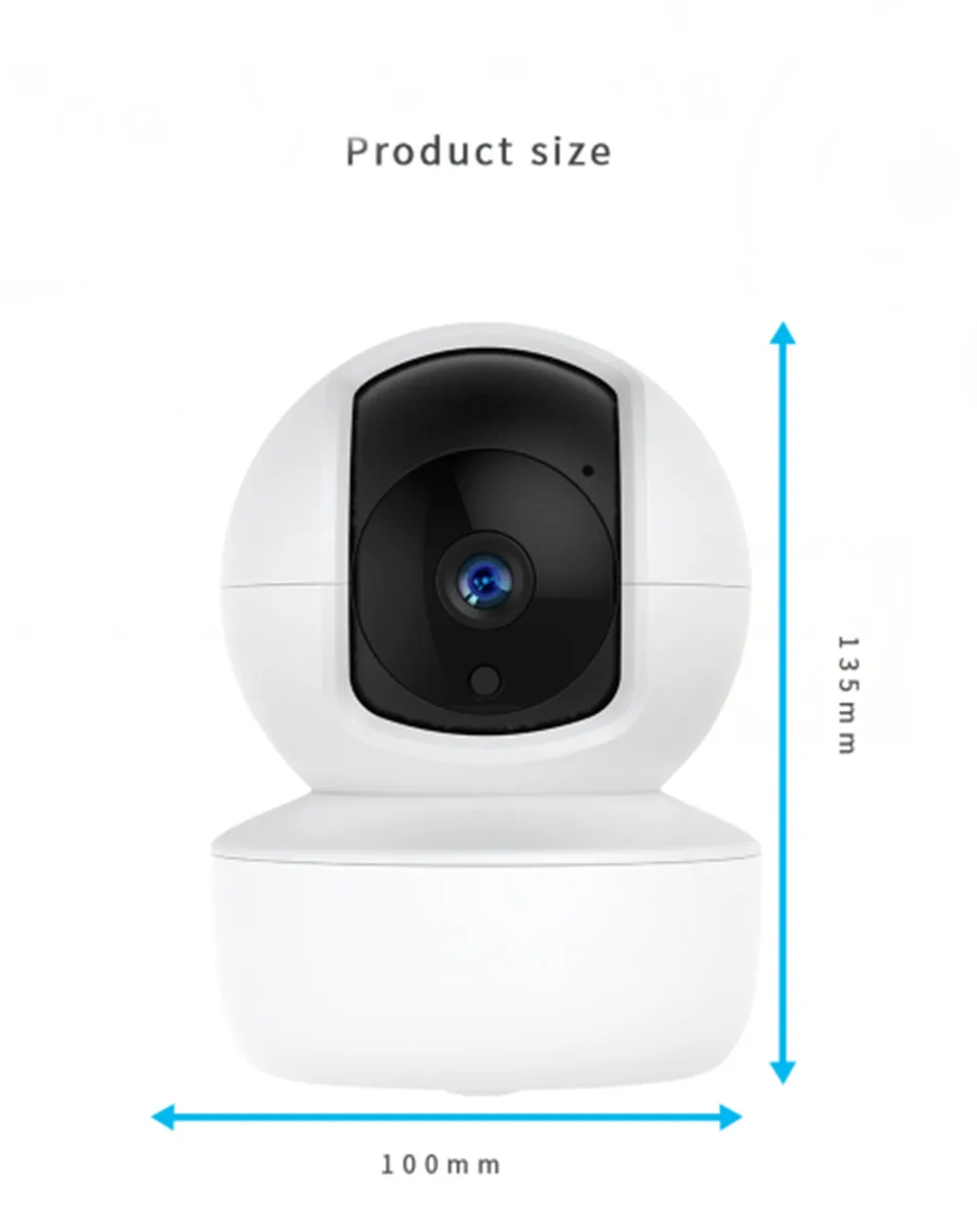 2MP 1080P Автоматическая Беспроводная PTZ wifi ip-камера