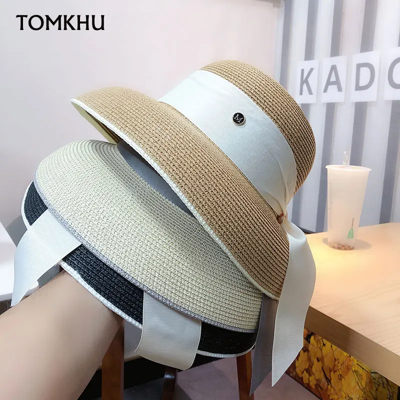 New Women Ring Top Verano Straw Hat Summer Wide-Brimmed  display picture 1