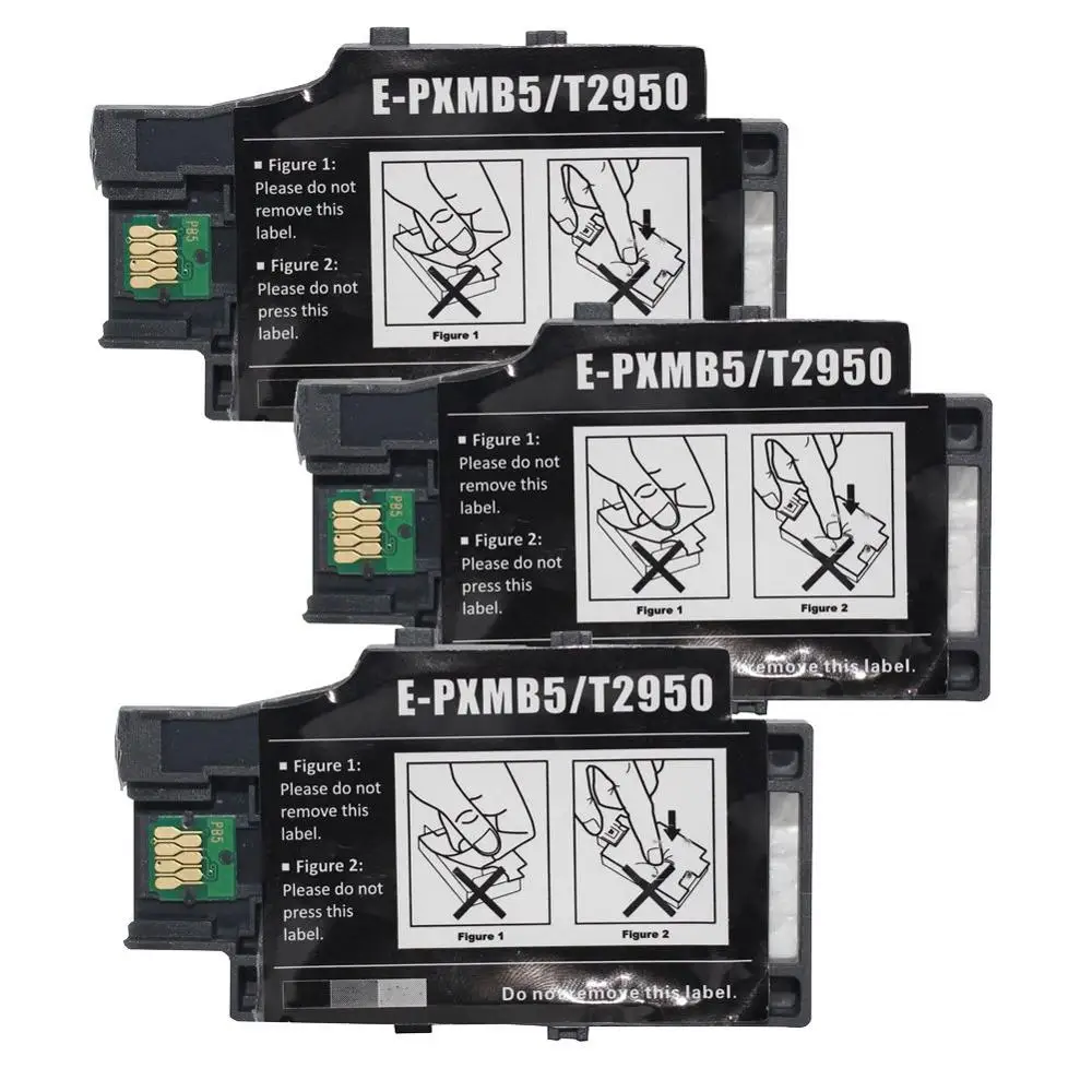 T2950 3PCS Чернила способ черный 289 вышлите ваш заказ прямо к этому Цвет 290 сменный чернильный картридж для WF-100, 289 290 чернил, T2950 обслуживание картриджа для принтера - Цвет: T2950 3PCS