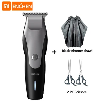 

Xiaomi Enchen Men Electric Hair Trimmer Low Noise USB Charging Hair Clipper Cutting Machine with 3 Hair Comb Family Friend Gifts