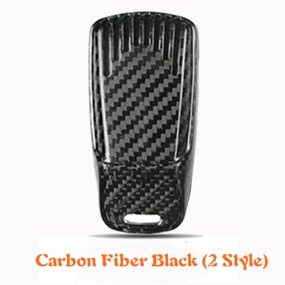 Carbon Fiber Black 2 Т-углеродное стекло, углеродное волокно, умный чехол для Audi A4, новинка, A4L, A5, A6L, QT, S5, S7, Q7, TTS, авто защита, ключ, оболочка, аксессуары - Название цвета: Carbon Fiber Black 2